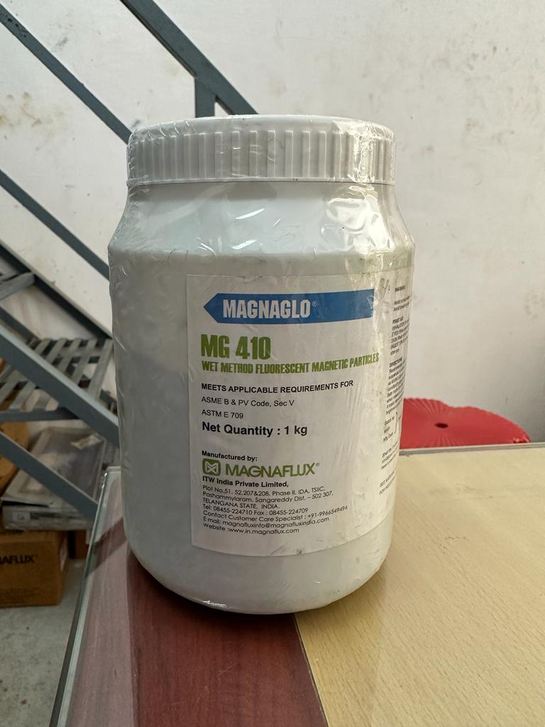 MG410. Wet method flourescent magnetic particles